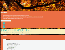 Tablet Screenshot of findperspective.org